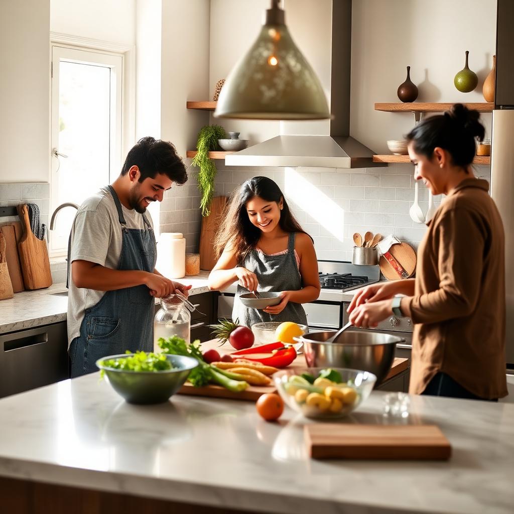Renueva tu cocina, une a tu familia. Convierte tu cocina en el corazón moderno y funcional del hogar con tu crédito Mejoravit.